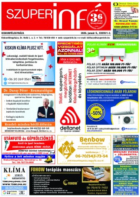 Kiskunfélegyházi Szuperinfó 2026. január 9.