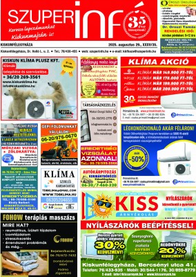 Kiskunfélegyházi Szuperinfó 2025. szeptember 5.