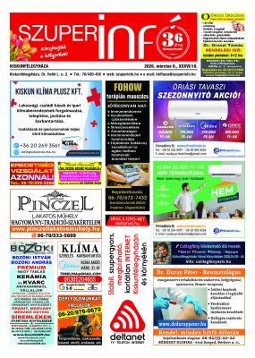 Kiskunfélegyházi Szuperinfó 2026. március 6.
