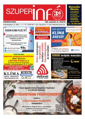Kiskunfélegyházi Szuperinfó 2026. szeptember 25.